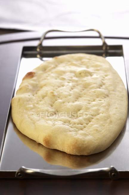 Pizzateig gebacken — Stockfoto