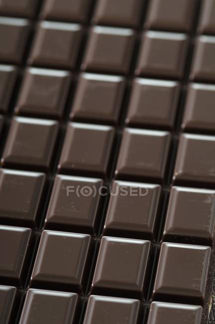 Barretta di cioccolato fondente — Foto stock