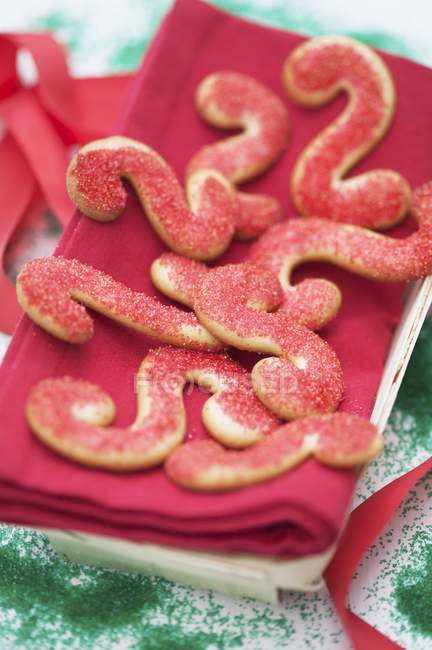 S-shaped butter cookies — Stock Photo