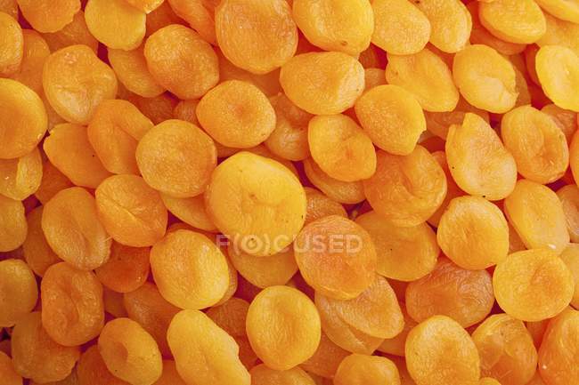Heap of dried apricots — Stock Photo