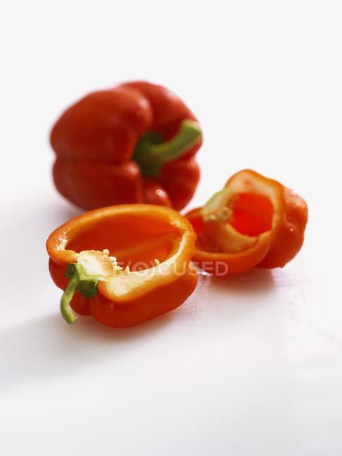 Fresh Red peppers — Stock Photo