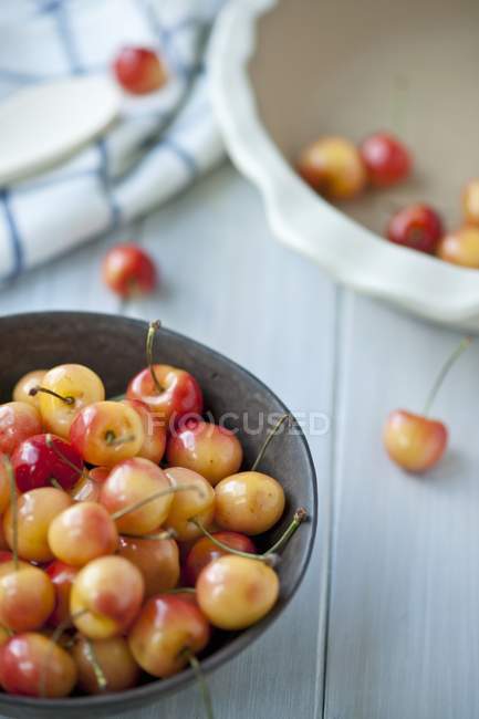 Fresh Rainier Cherries — Stock Photo