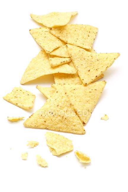 Fried Tortilla chips — Stock Photo