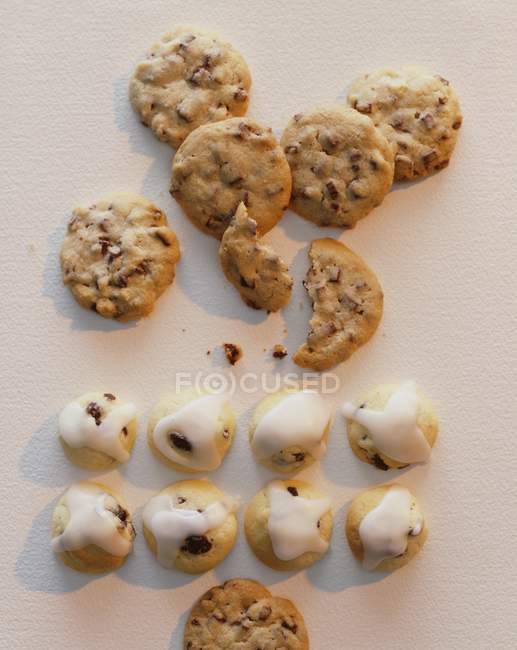 Biscoitos de chocolate sortidos — Fotografia de Stock