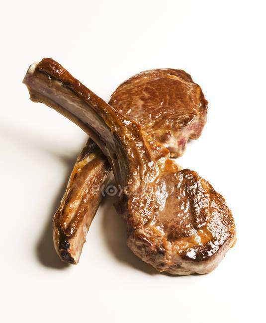 Roasted Lamb Chops — Stock Photo