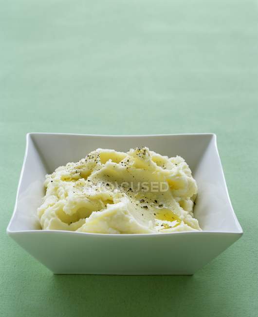 Olivenöl-Kartoffelpüree — Stockfoto