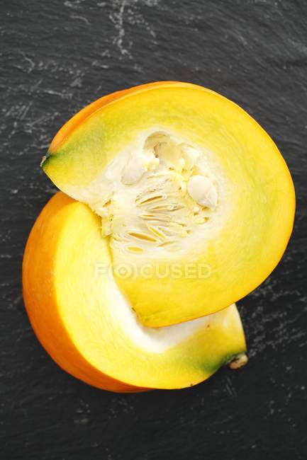 Wedges of fresh pumpkin — Stock Photo