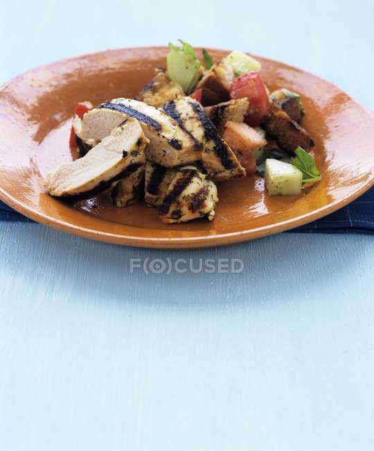 Grilled chicken breast — Stock Photo