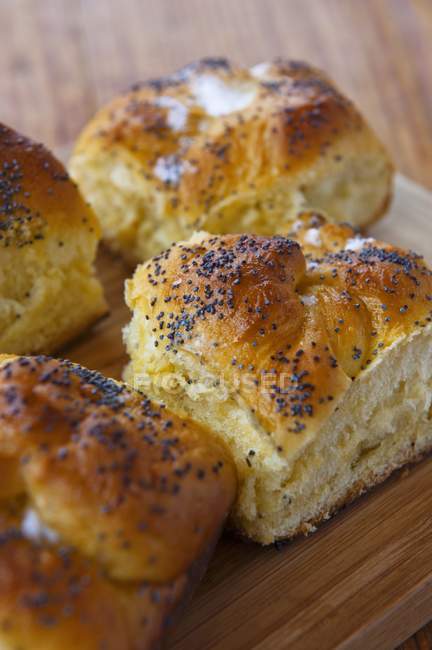 Cheese and seed rolls — Stock Photo