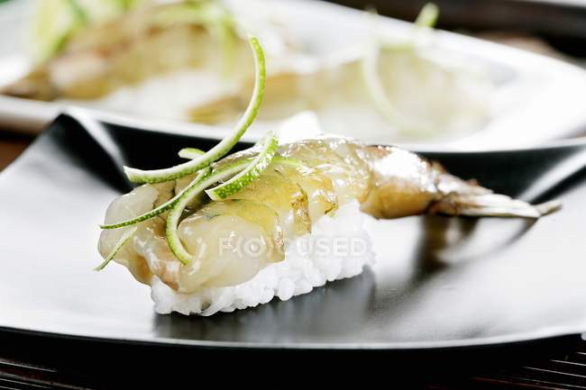 Нігірі креветки суші — стокове фото