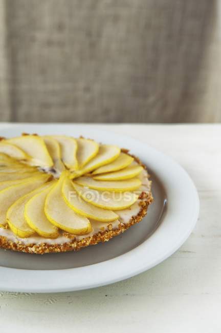 Homemade Pear tart — Stock Photo