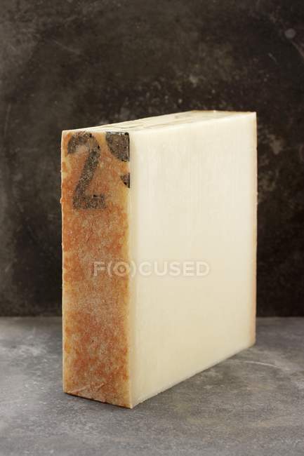 Piece of Gruyre cheese — Stock Photo
