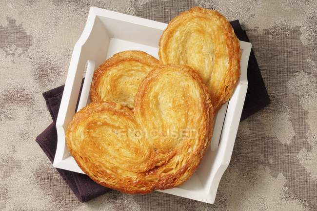 Baked traditional Palmiers — Stock Photo