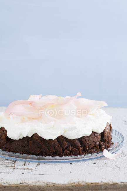 Flourless Chocolate Cake — Stock Photo