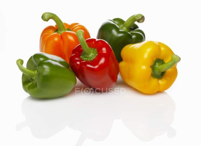 Colorful fresh peppers — Stock Photo