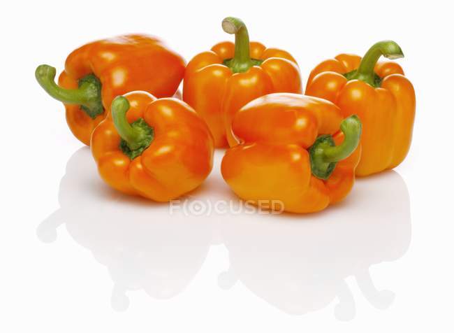 Pimentos de laranja frescos — Fotografia de Stock