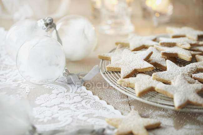 Vanille étoiles cookies — Photo de stock
