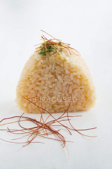 Онігирі пряного рису м'яч — стокове фото
