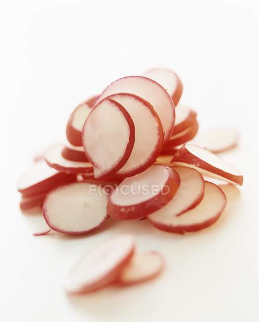 Fresh Sliced radish — Stock Photo