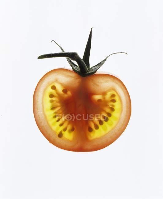 Кусочек свежих помидоров — стоковое фото
