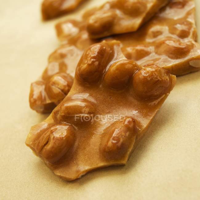 Смачні арахісове крихке — стокове фото