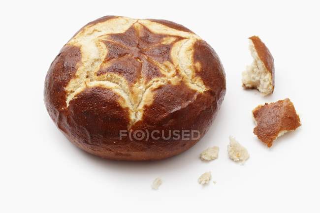 Rotolo pretzel e briciole — Foto stock