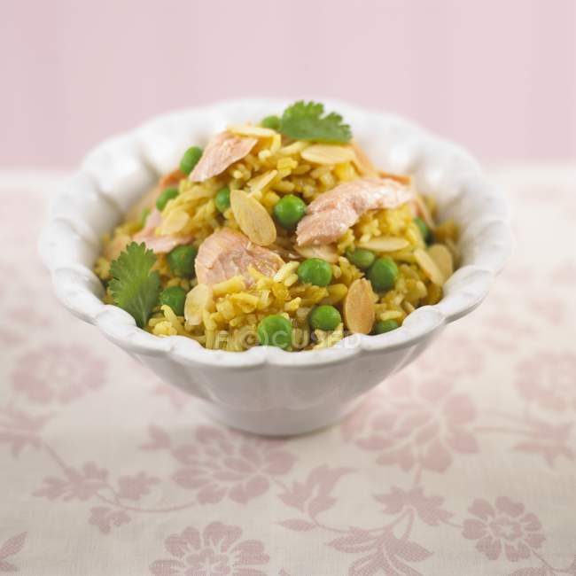 Kedgeree rice dish — Stock Photo