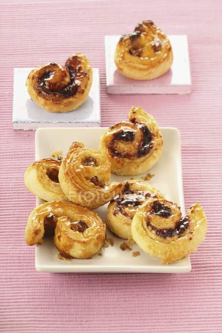 Assorted sweet Danish pastries — Stock Photo