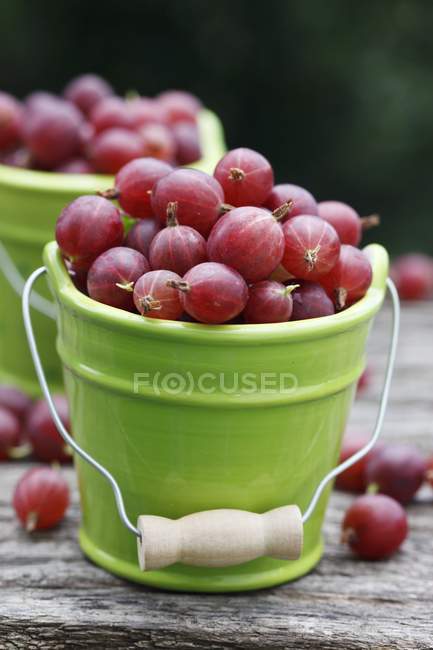 Fresh Red gooseberries — Stock Photo