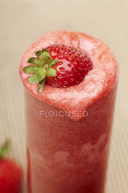 Smoothie fraise fraîche — Photo de stock