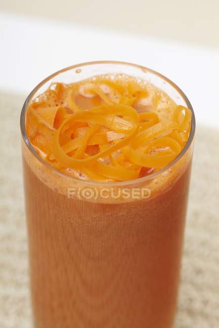 Succo di carota fresco — Foto stock