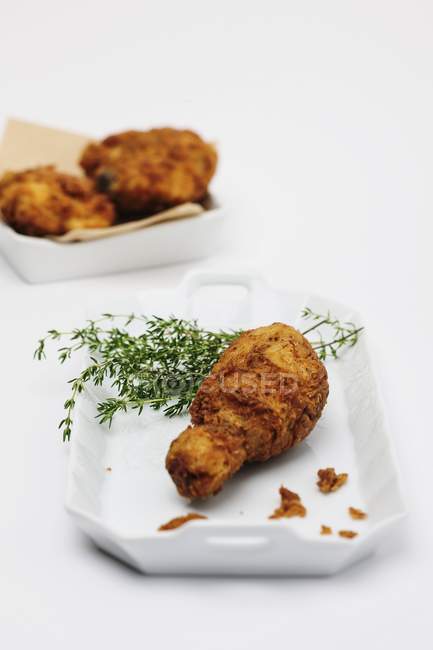 Pollo fritto americano — Foto stock