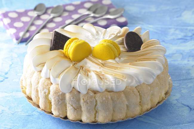 Лимонний Шарлотта з десертів — стокове фото