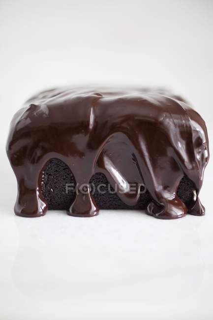 Torta de chocolate vegano - foto de stock