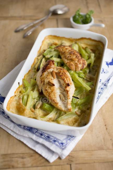 Baked Chicken breast — Stock Photo