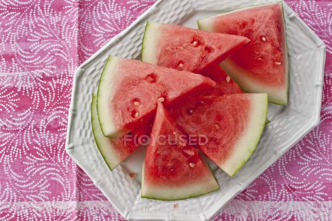 Fresg sliced watermelon — Stock Photo