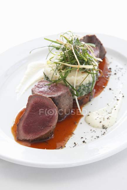 Steak de filet frais — Photo de stock