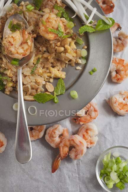 Coussinet Thai aux crevettes — Photo de stock