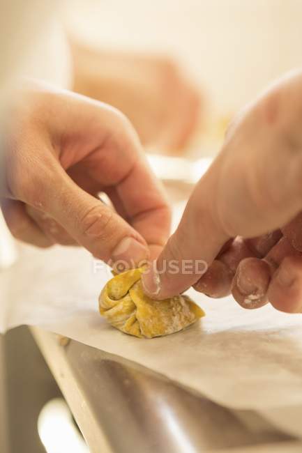 Homemade filled pasta — Stock Photo