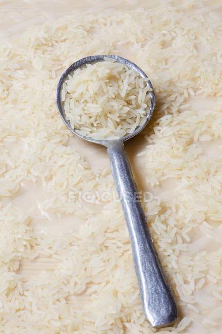 Мокрый рис басмати — стоковое фото