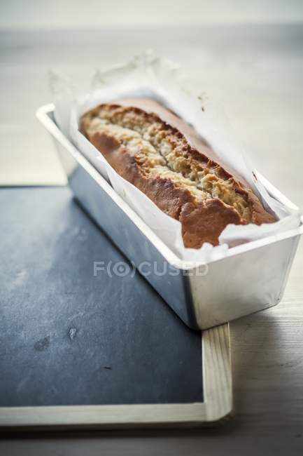 Torta di pane all'uvetta — Foto stock
