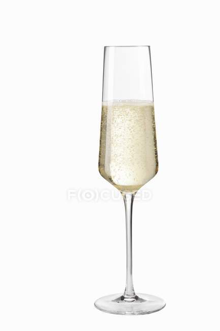 Elegante copo de vinho branco — Fotografia de Stock