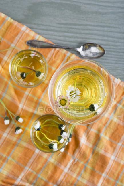 Gelatina di limone in occhiali — Foto stock