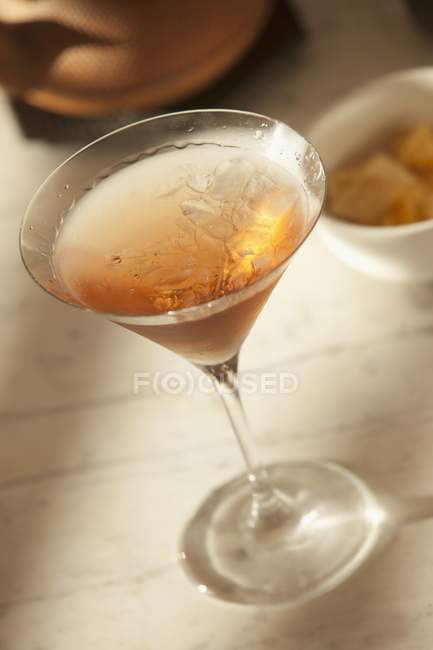 Mahattan Cocktail with whiskey — Stock Photo