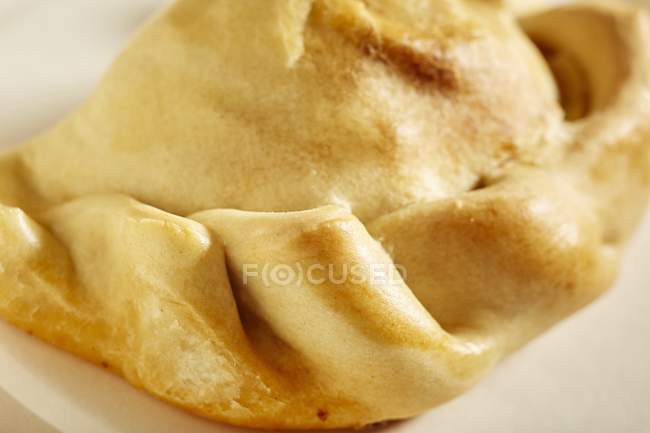 Empanada di manzo su bianco — Foto stock