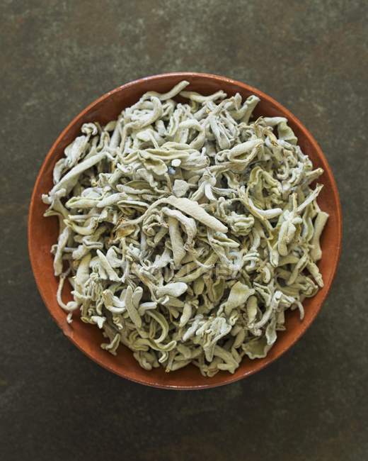 Dried wild sage from Crete — Stock Photo