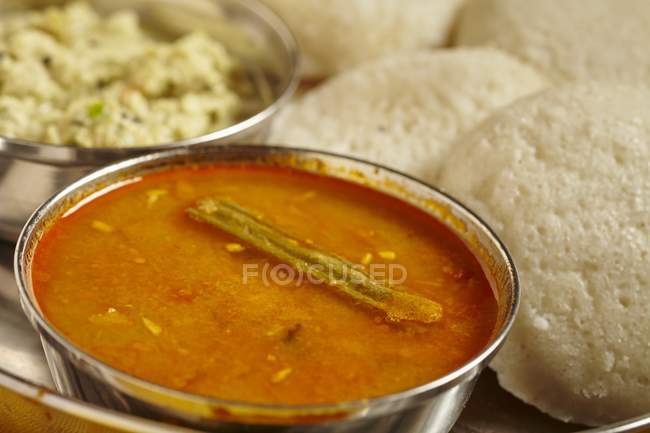 Indische Gemüsesuppe — Stockfoto