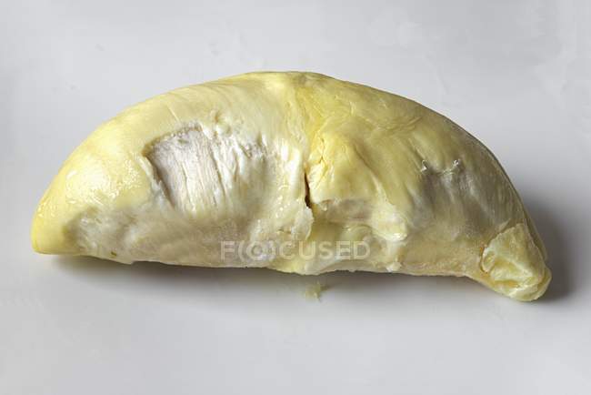 Closeup view of durian fruit part — Stock Photo