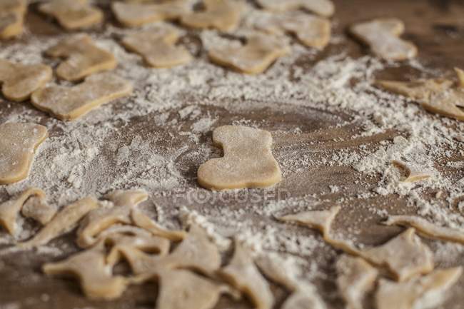 Biscuits découpés — Photo de stock