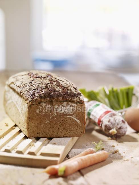 Loaf of rye bread — Stock Photo